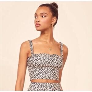 Reformation Coco Floral Tank